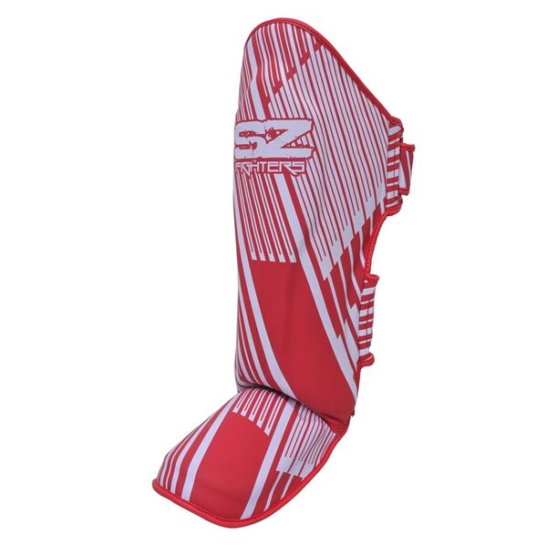 SZ Fighters - Протектори за Муай Тай и Кик Бокс - Plasma 2.0 - Red/White​
