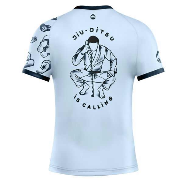 Рашгард - Ground Game - Rashguard Jiu Jitsu is Calling x Noize - Short sleeve