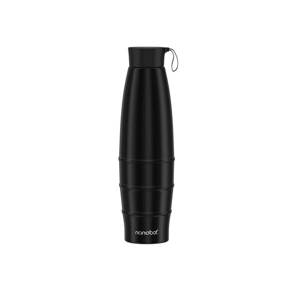 Nanosupps Water Bottle Black - Бутилка За Вода, Цвят Черен, Разфасовка 750ml