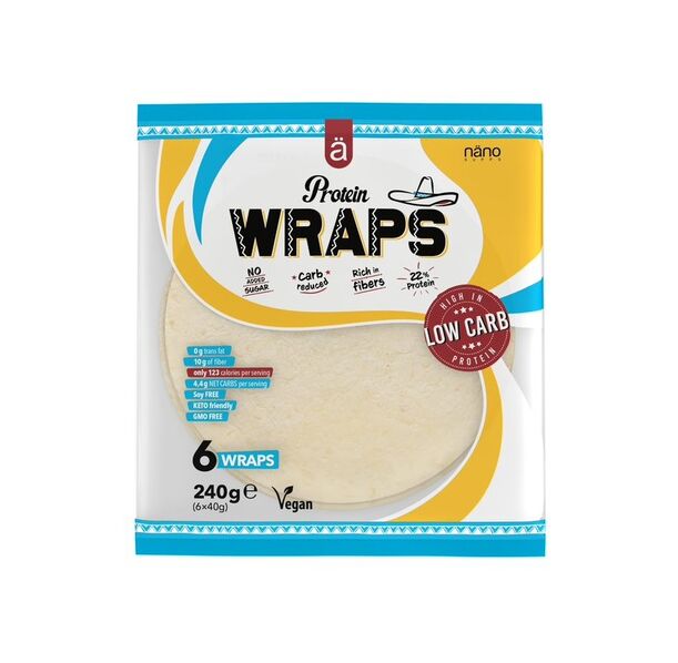 Nanosupps Protein Wraps - Протеинова Тортила Рап, Разфасовка 240g