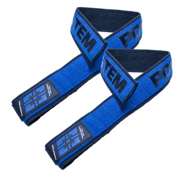 Power System Lifting Straps Duplex - Black / Blue - Фитили, Цвят Син