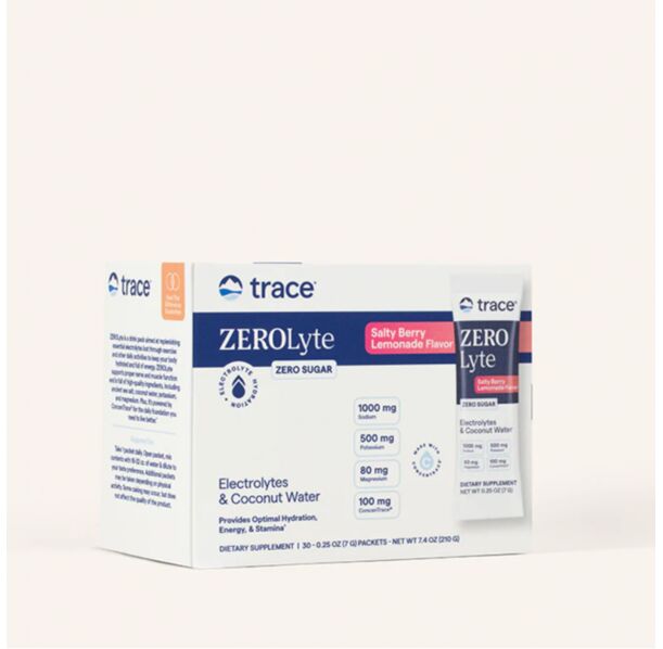 Trace Minerals ZEROLyte-Electrolyte Drink Mix - Електролити, Разфасовка 30 packs