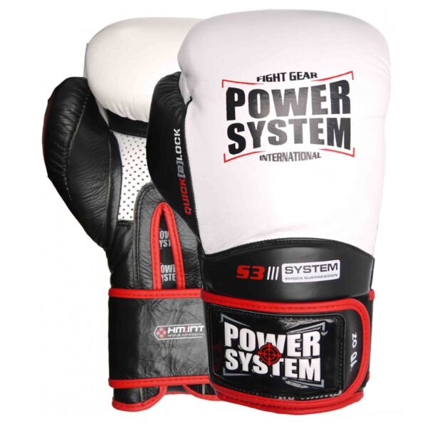 Power System Boxing Gloves Impact Evo - White - Боксови Ръкавици, Цвят Бял,