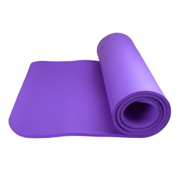 Power System Fitness Yoga Mat Plus - Purple - Постелка за Тренировка, Цвят Лилав, Материал Гума