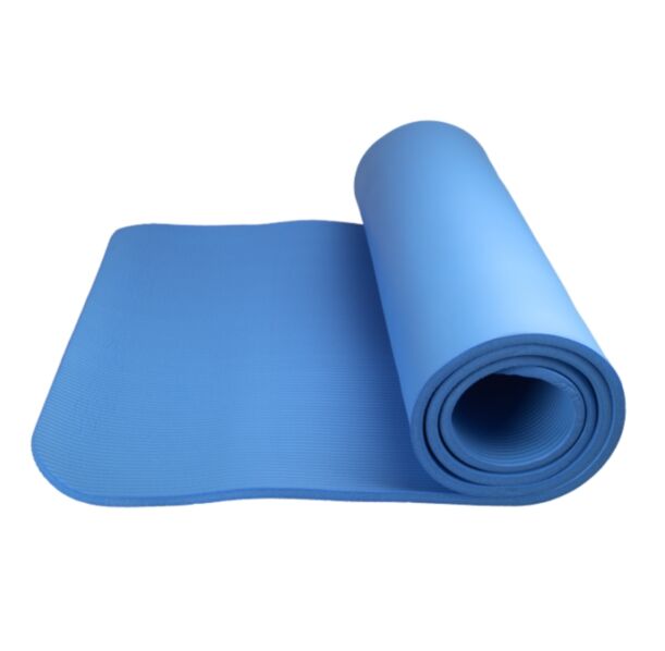Power System Fitness Yoga Mat Plus - Blue - Постелка за Тренировка, Цвят Син, Материал Гума