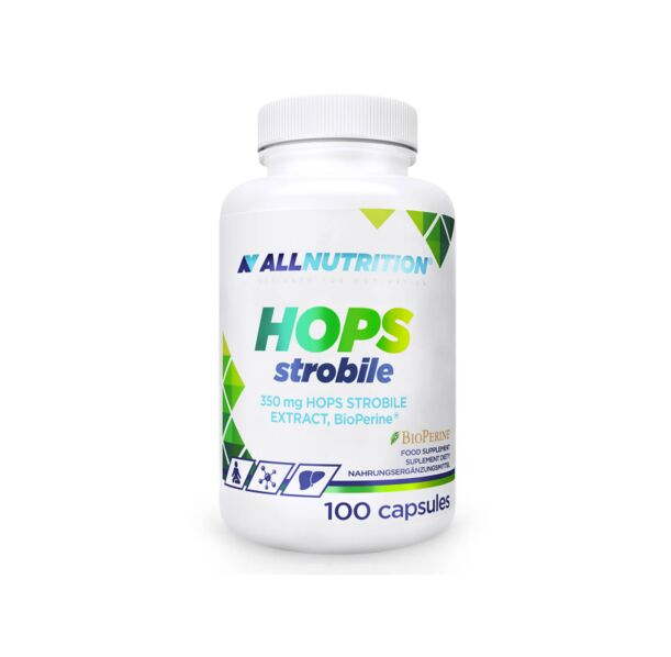 AllNutrition Hops Strobile - Хмел, Разфасовка 100 caps