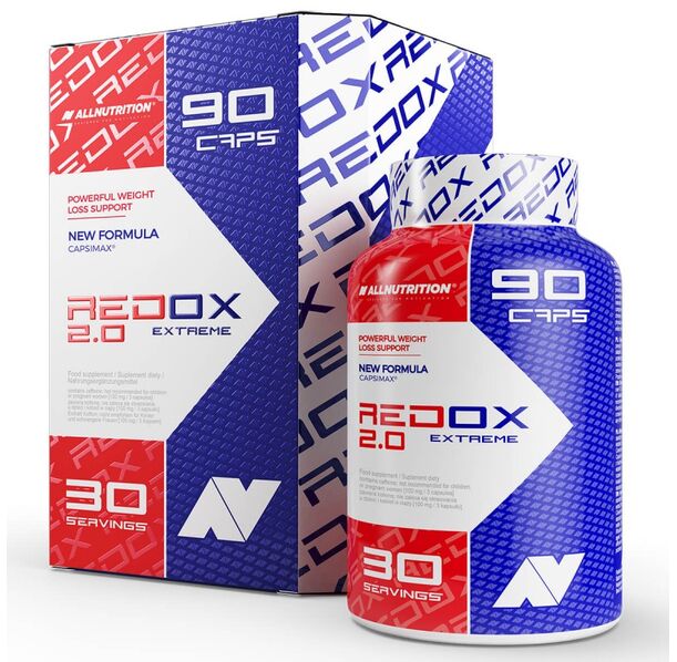 AllNutrition Redox Extreme 2.0 - Термогенен Фет Бърнър, Разфасовка 90 caps
