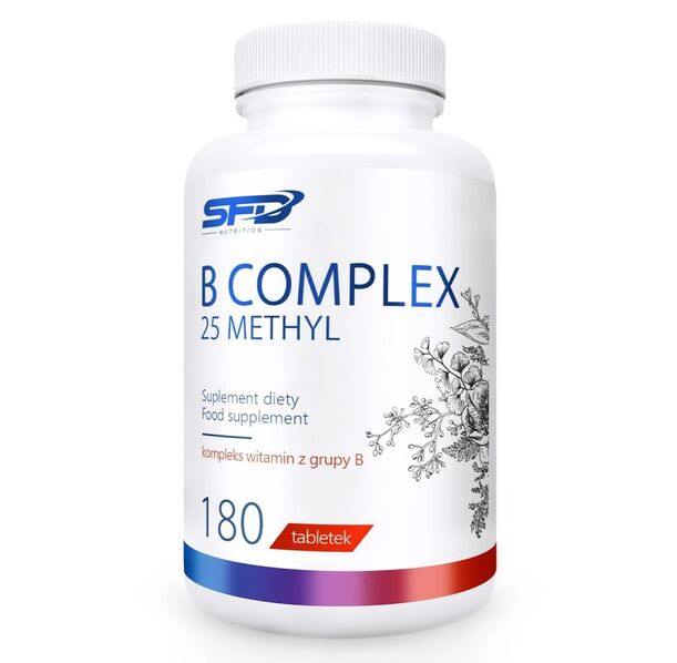 SFD B Complex 25 Methyl - Витамин B Комплекс, Разфасовка 180 tabs
