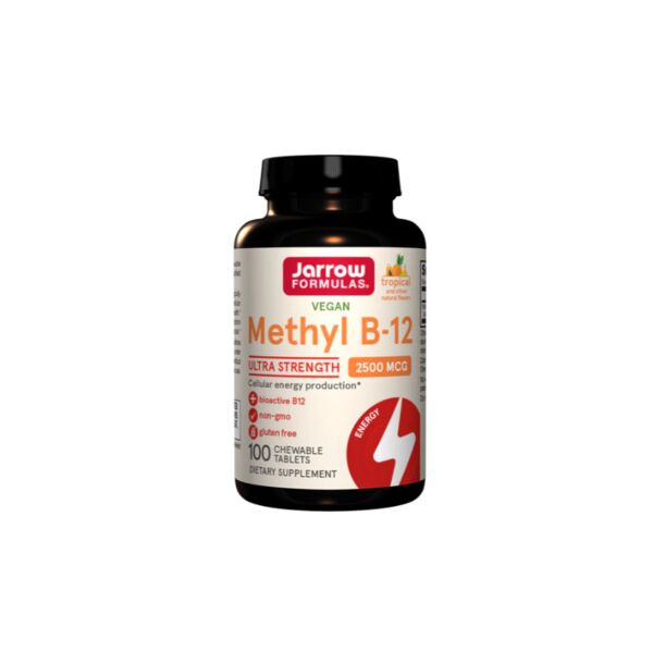 Jarrow Formulas Methyl B-12 2500 - Витамин B12, Разфасовка 100 Chew tabs