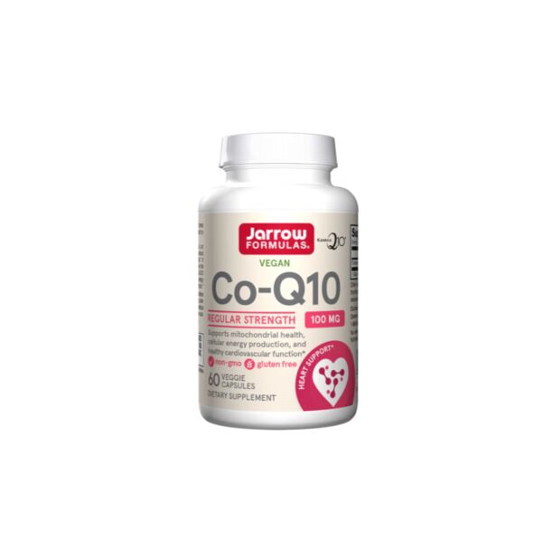 Jarrow Formulas Co-Q10 100mg - Coenzyme Q10 Ubiquinone - Коензим Q10, Разфасовка 60 caps