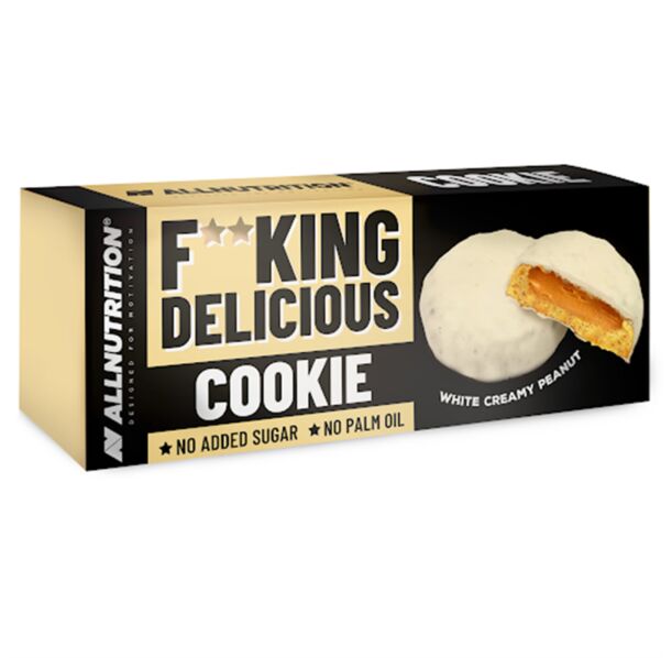 Allnutrition F**King Delicious Cookie - White Creamy Peanut - Диетичен Десерт, Разфасовка 128g