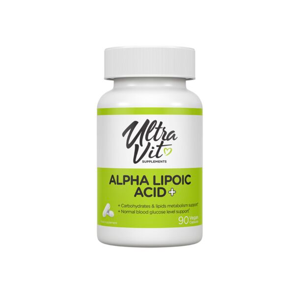 UltraVit Alpha Lipoic Acid+ - Алфа Липоева Киселина, Разфасовка 90 vcaps