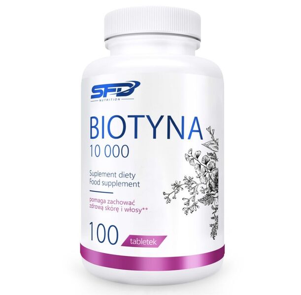 SFD Biotin - Биотин, Разфасовка 100 tabs