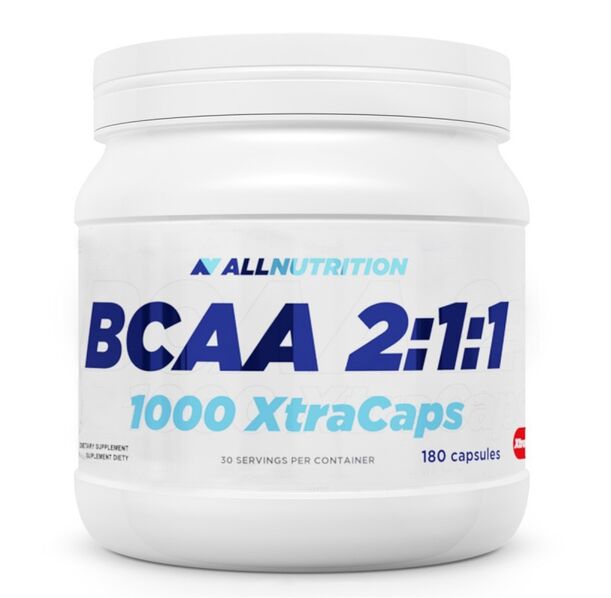 Allnutrition BCAA 2:1:1 1000 XtraCaps, Разфасовка 180 caps