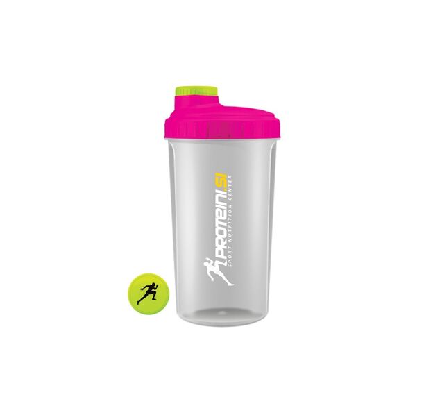 Proteini.SI Shaker Transparent Pink - Шейкър, Разфасовка 700ml