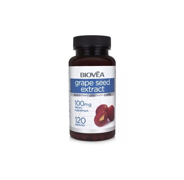 Biovea Grape Seed Extract 100mg - Екстракт От Гроздови Семки, Разфасовка 120 caps