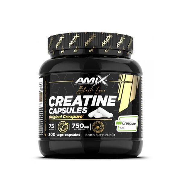 AMIX - Black Line Creatine Creapure 750 mg / 300 Vcaps (30 дози)