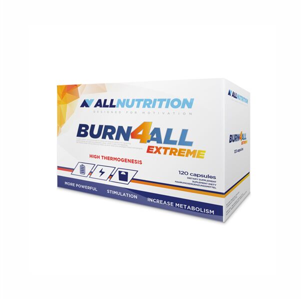 Allnutrition Burn4All Extreme - Фет Бърнър, Разфасовка 120  caps