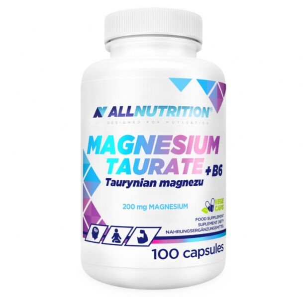 Allnutrition Magnesium Taurate + B6 - Магнезиев Таурат + Витамин B6, Разфасовка 100 caps