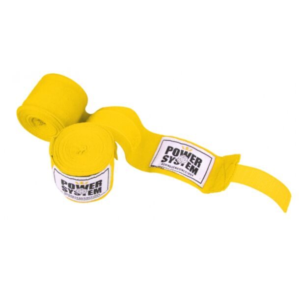 Power System Boxing Wraps - Yellow - Бинтове за Бокс, Цвят Жълт,
