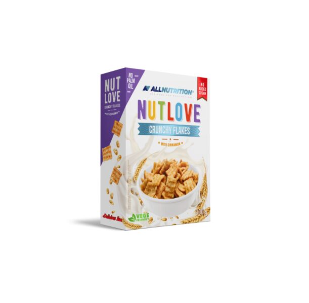 Allnutrition NutLove Crunchy Flakes with Cinnamon - Диетичен Корнфлейкс