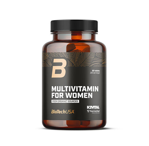 BIOTECH USA - Multivitamin For Women from Organic Sources / 60 Tabs (30 дози)