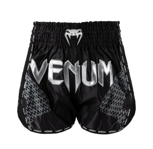 Муай Тай Шорти - Venum Nexus Muay Thai Shorts - Black/Silver​