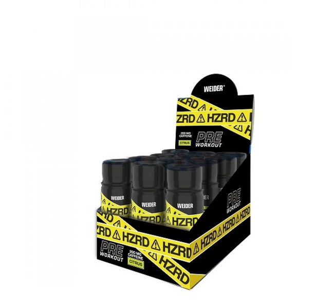 WEIDER HZRD Pre Workout Shot – 12 x 60 ml