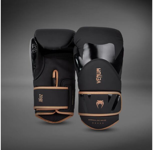 БОКСОВИ РЪКАВИЦИ - Venum Challenger 4.0 Boxing Gloves - Black/Bronze​