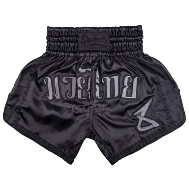 Шорти - 8 WEAPONS Muay Thai Shorts - Bangkok - Black/Black​