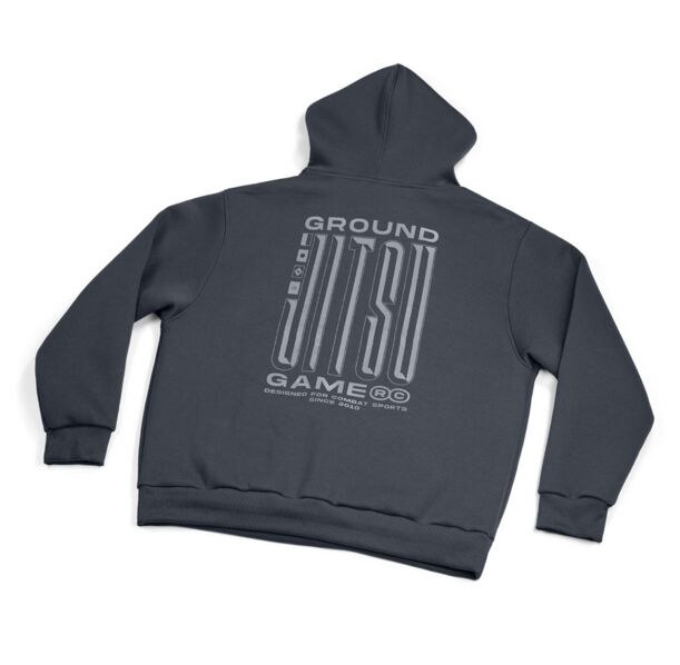 Ground Game - Hoodie OVERSIZE Jitsu - Black