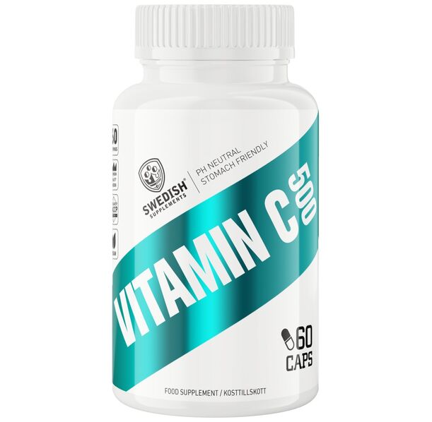 SWEDISH Supplements - Vitamin C 500 mg (60 дози)
