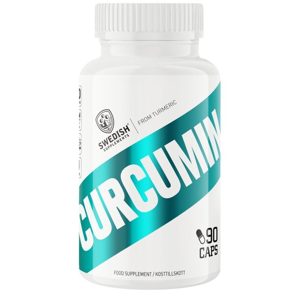 SWEDISH Supplements - Curcumin Turmeric 500 mg | with Vitamin C & Black Pepper Piperine (60 дози)