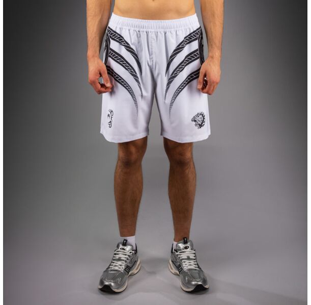 Шорти - Venum Mike Tyson Tiger Training Shorts - Optical White/Deep Black​